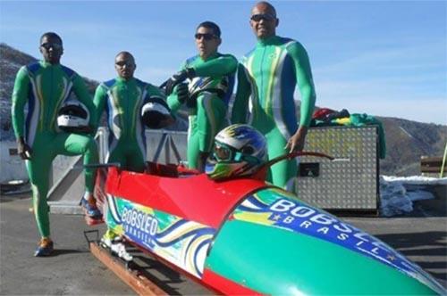 O Brasil encerrou a sua participação nos Jogos Olímpicos de Inverno Sochi 2014 com a disputa entre os quartetos masculinos de bobsled / Foto: Divulgação